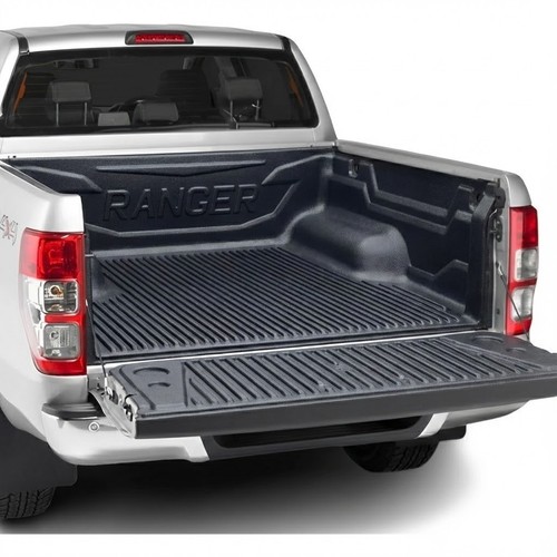 Black pickup truck bed liner - bed,