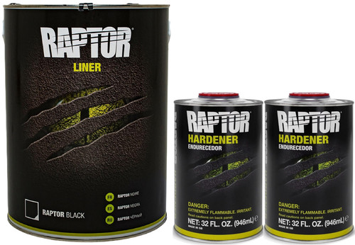 Upol raptor black - black, 2x946ml